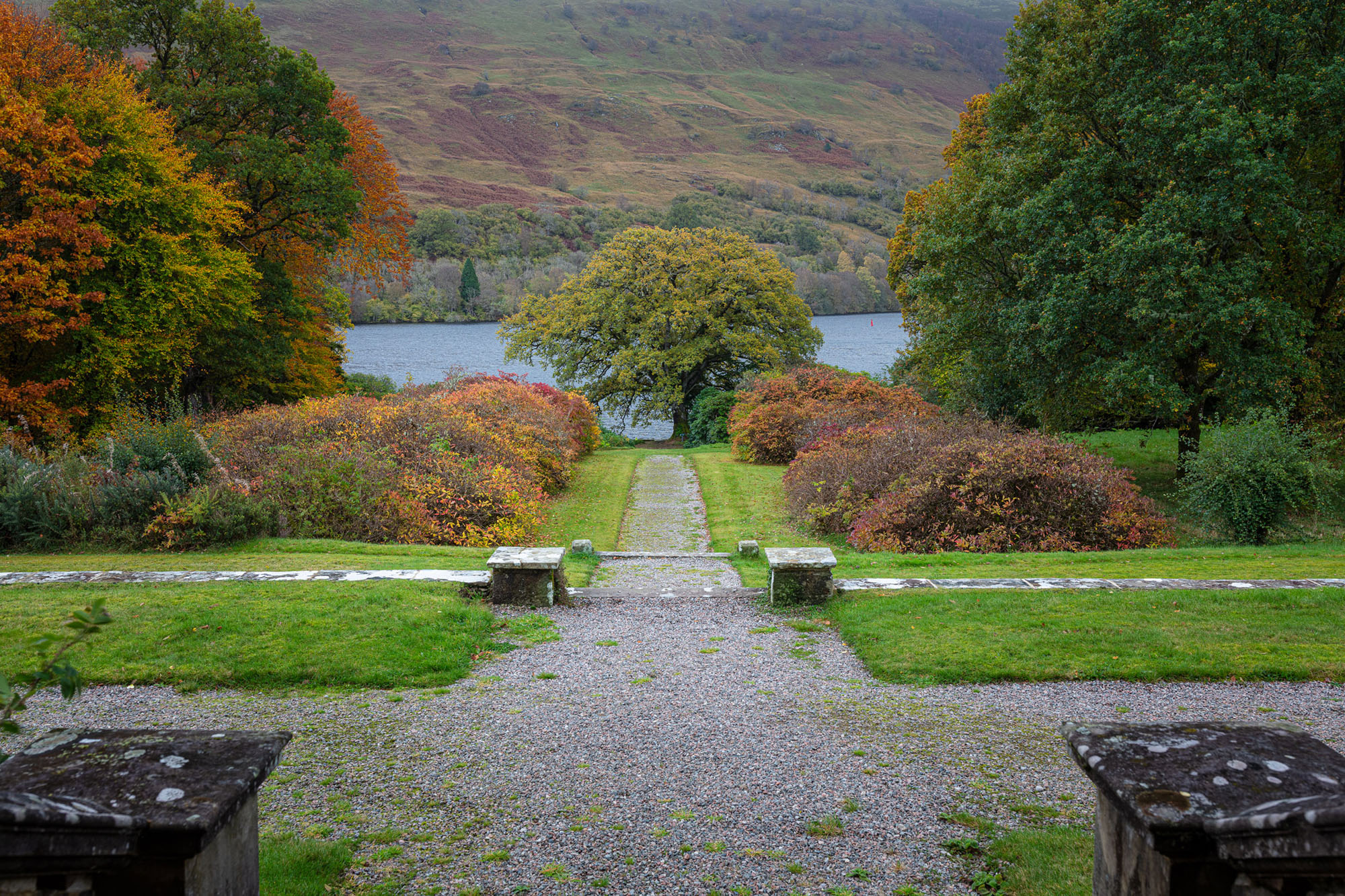 view from steps, Loch Oich
