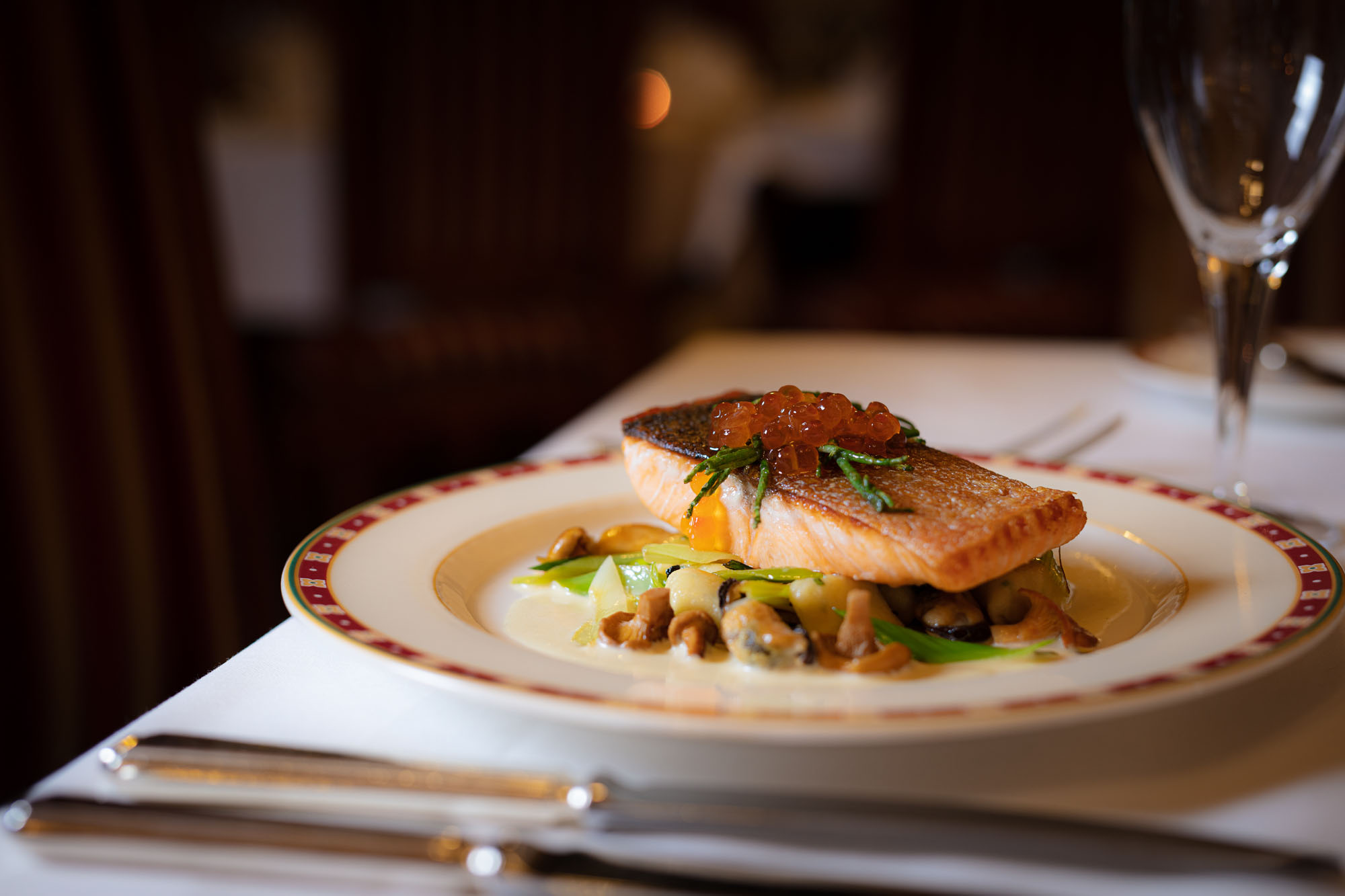One rosette dining at Glengarry Castle Hotel